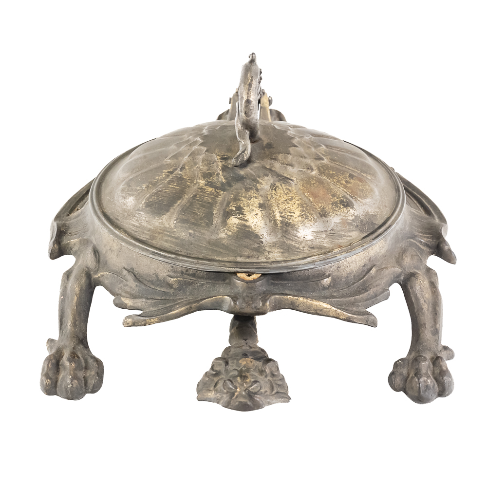Bradley & Hubbard Mechanical Turtle Spittoon