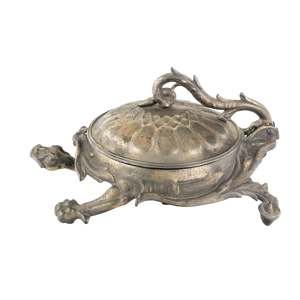 Bradley & Hubbard Mechanical Turtle Spittoon