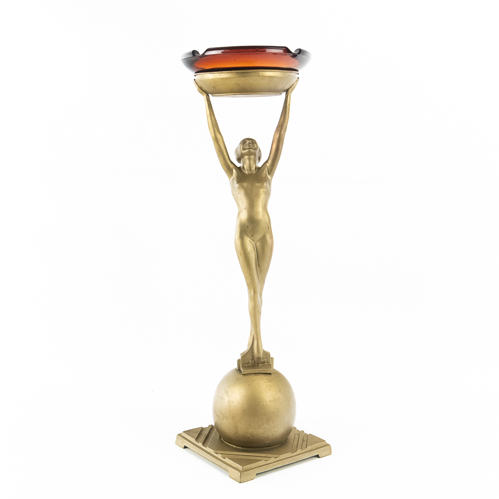 1920s Frankart Art Deco Smoking Stand
