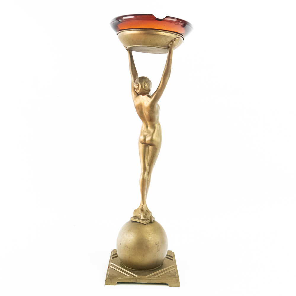 1920s Frankart Art Deco Smoking Stand