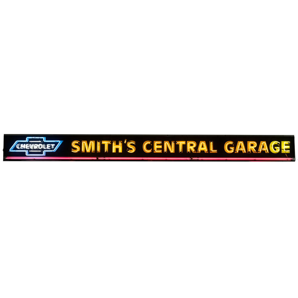 Contemporary "Chevrolet" Smith's Garage Neon Sign