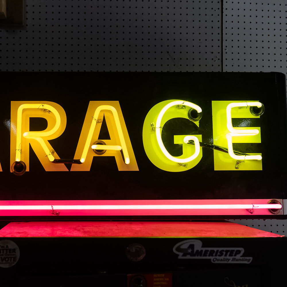 Contemporary "Chevrolet" Smith's Garage Neon Sign