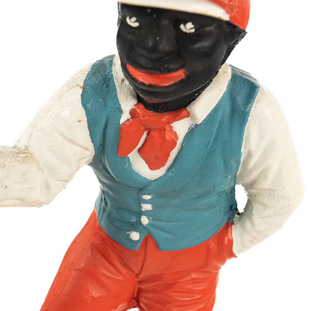 Antique Cast Iron Lawn Jockey