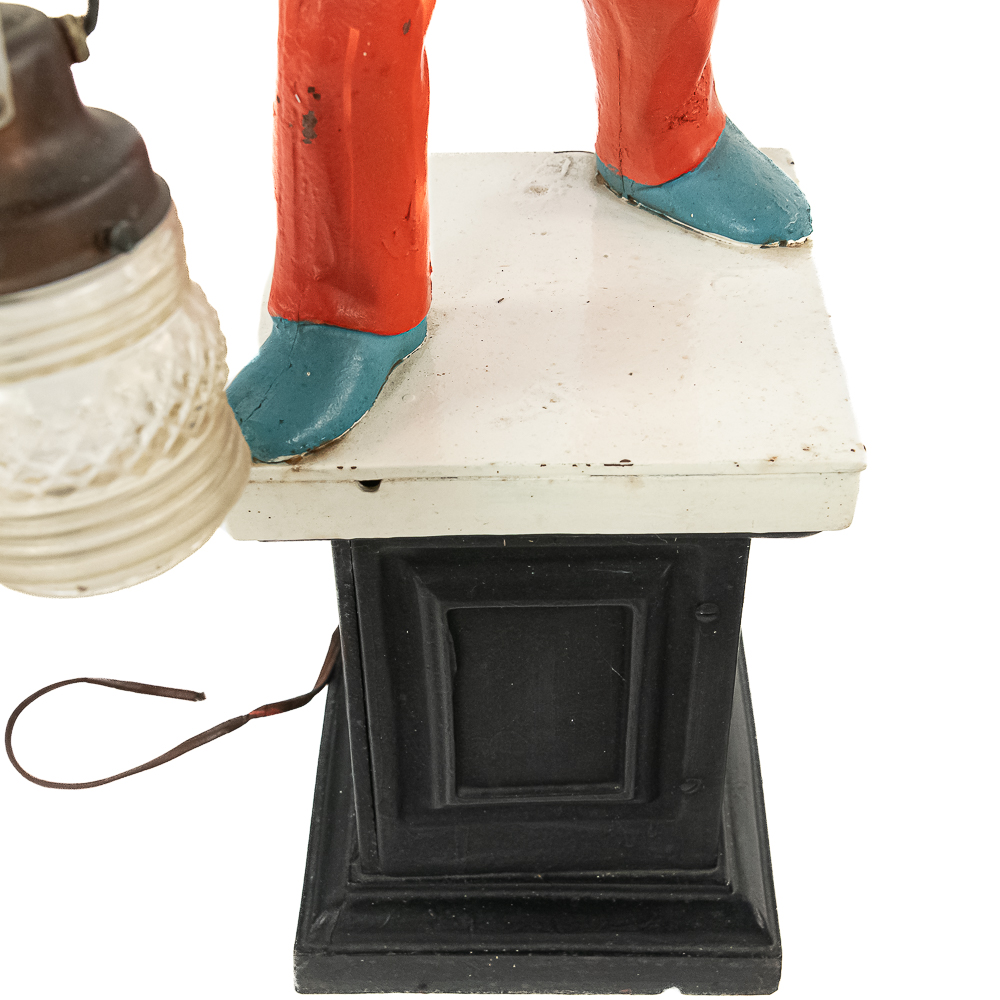Antique Cast Iron Lawn Jockey