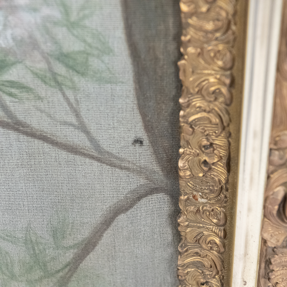 Framed Antique Painting "Allegory of Music"