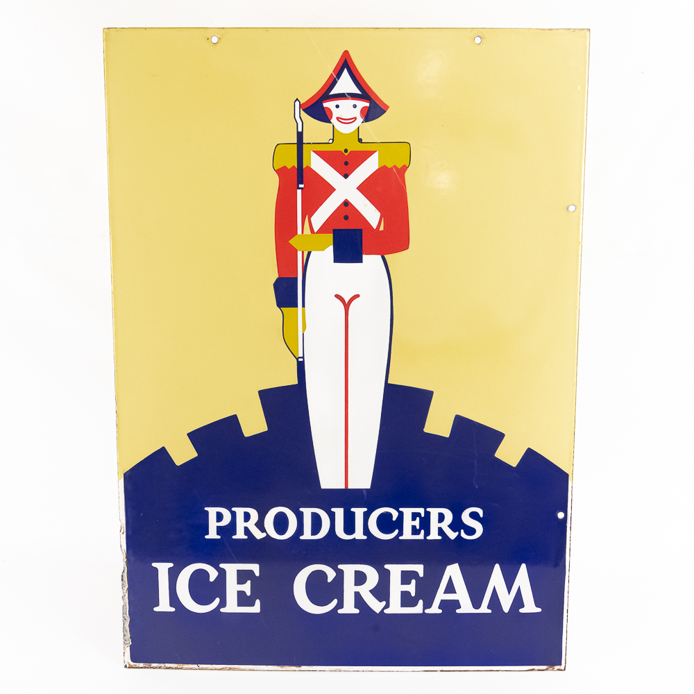 Producers Ice Cream Quality G DSP Advertising Sign