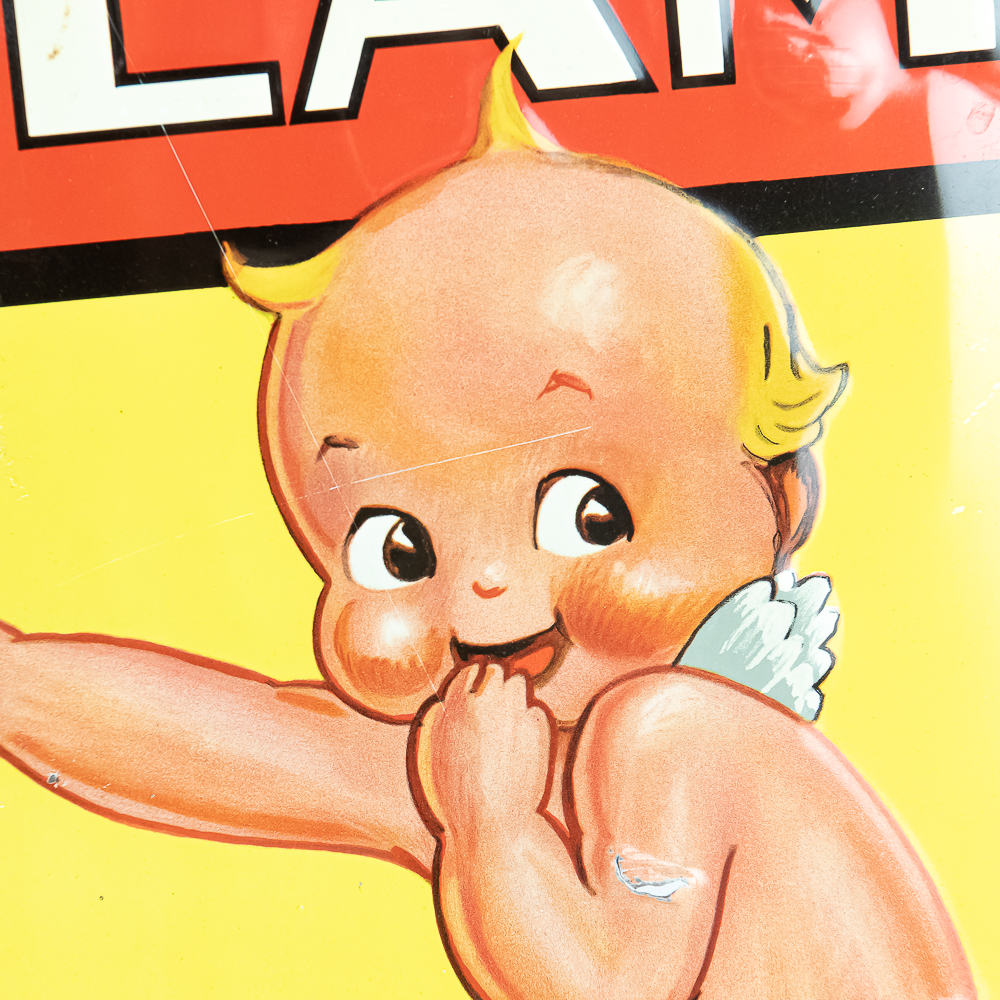 McCann's Ice Cream Kewpie ESST Advertising Sign