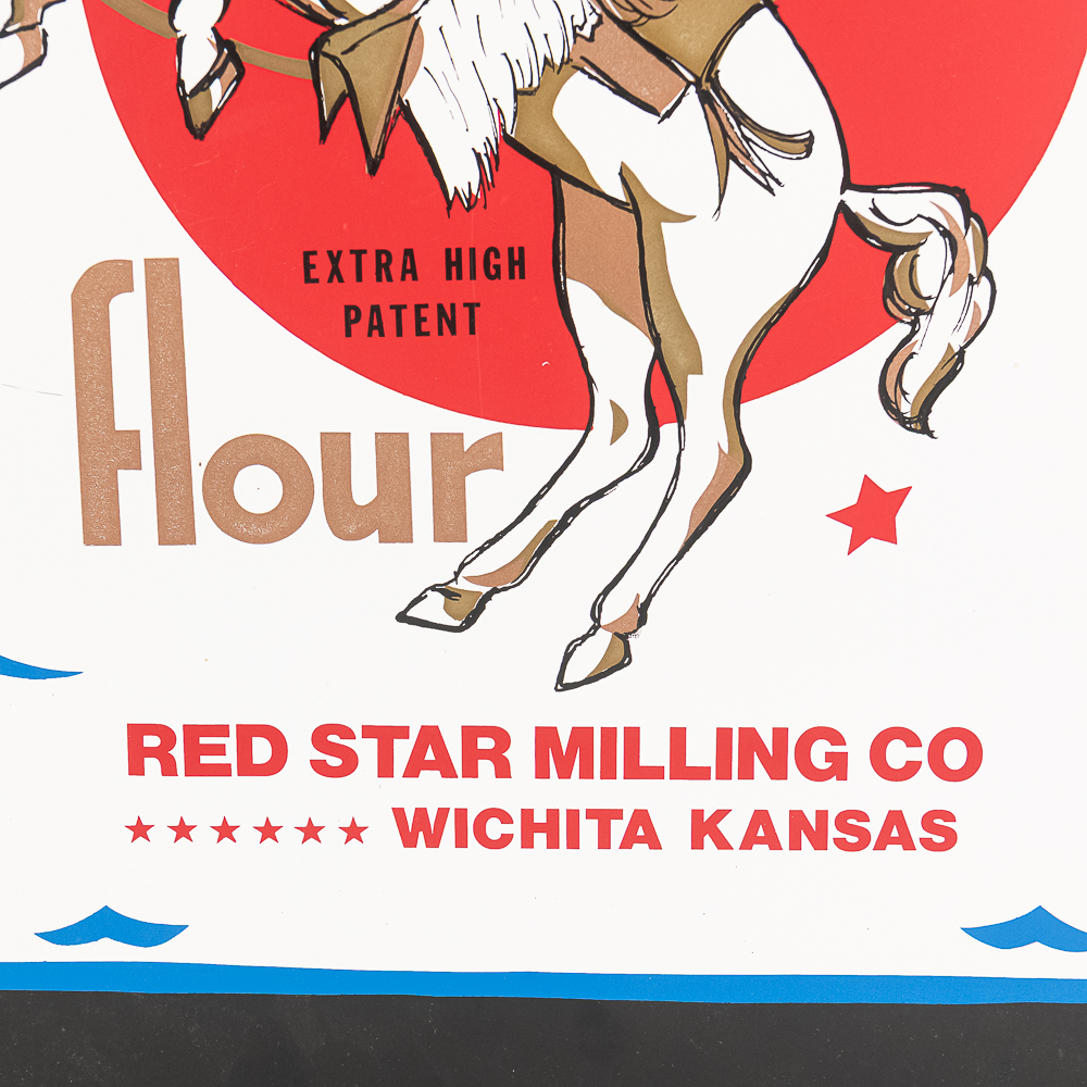 24" Playboy Flour Red Mill SST Advertising Sign