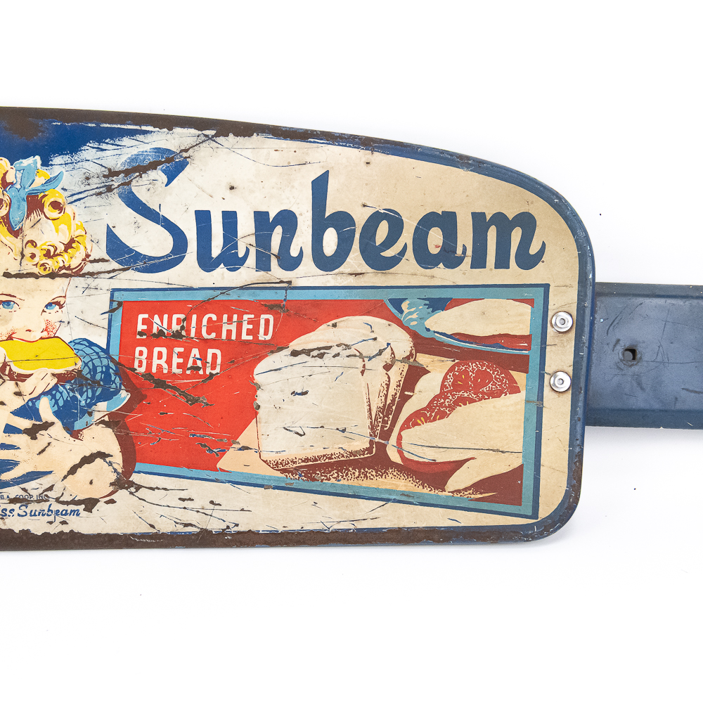 Sunbeam Bread Country Store Door Push Bar Sign