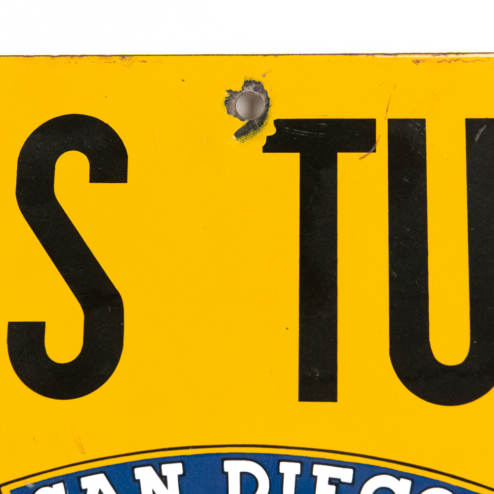 San Diego Transit System Bus SSP Advertising Sign