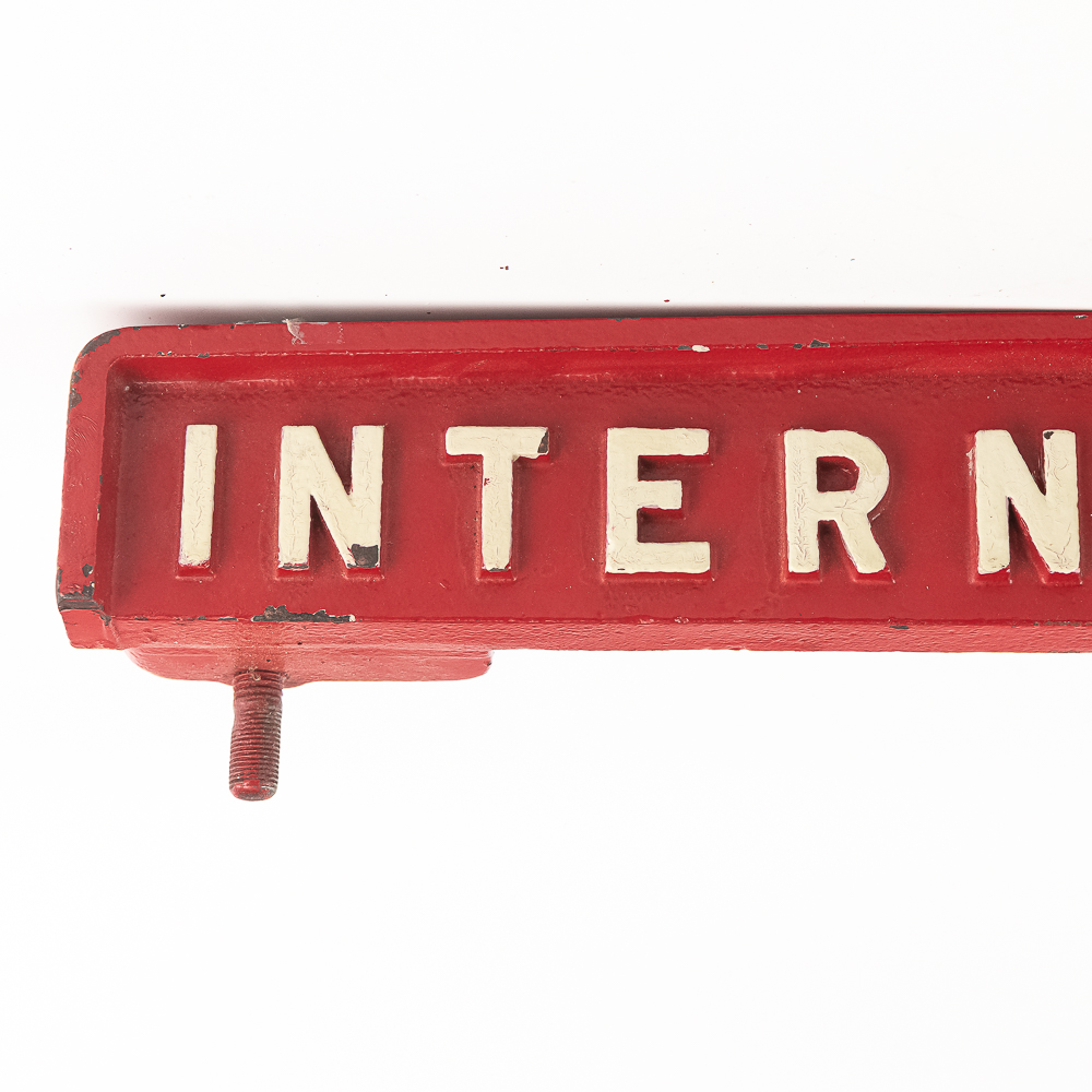 Cast Iron International Tractor Emblem