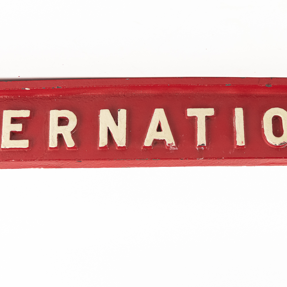 Cast Iron International Tractor Emblem