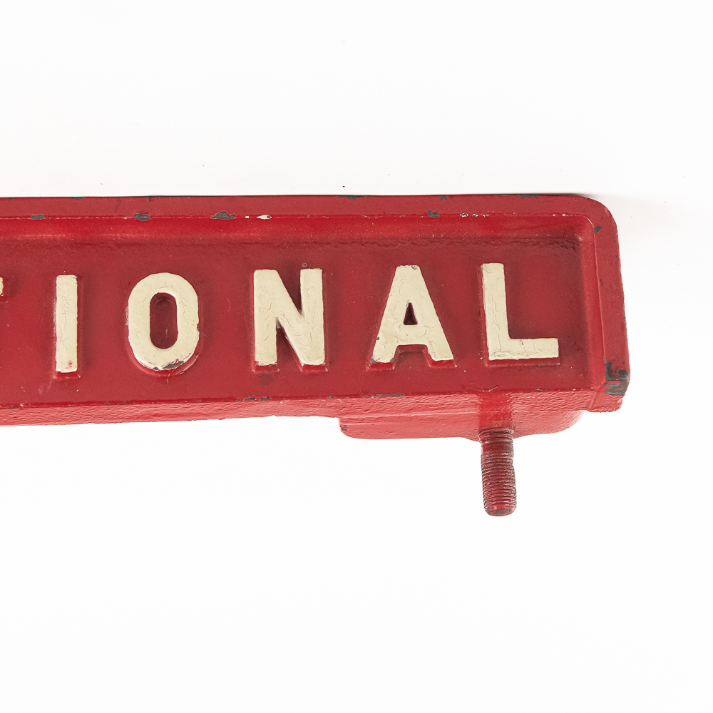 Cast Iron International Tractor Emblem