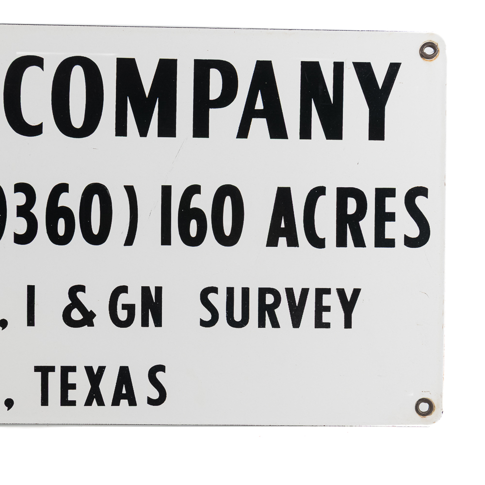 26" Kewanee Oil Well Lease SSP Advertising Sign