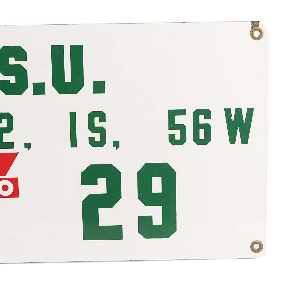 26" Conoco Oil Well Lease SSP Advertising Sign