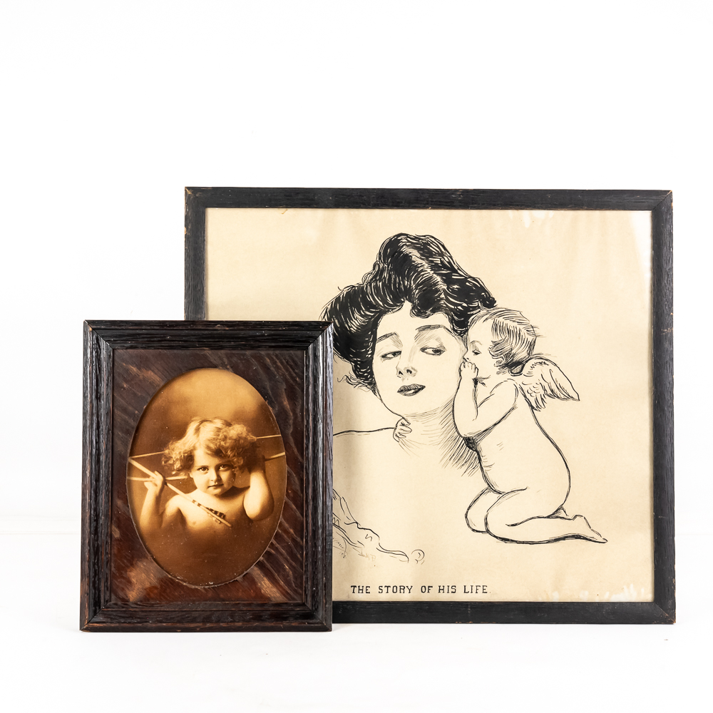 (2) Victorian Framed Prints