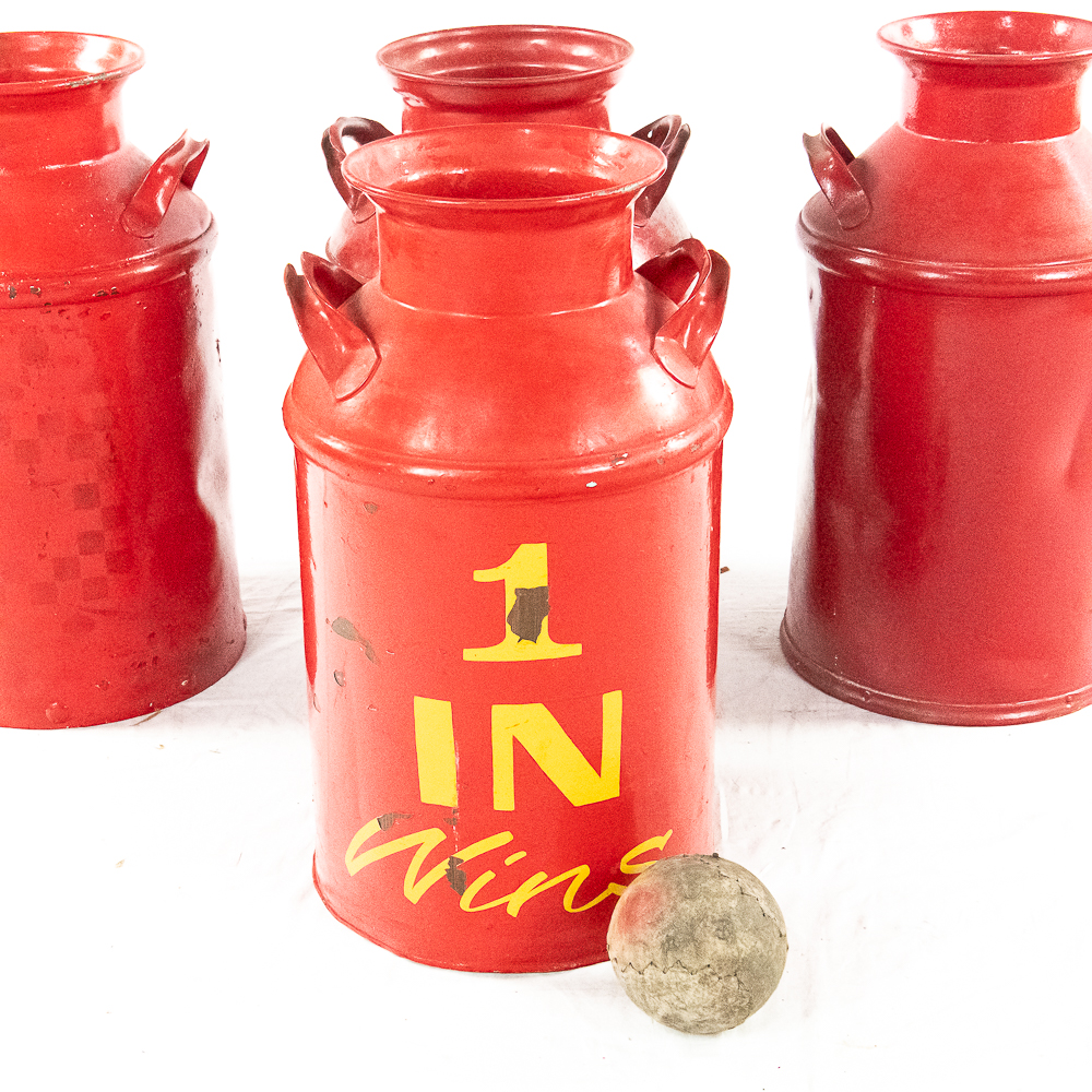 Milk Can Toss Game