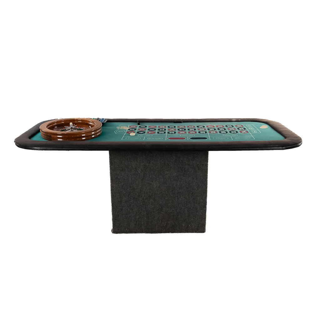 Roulette Wheel Table with Stain