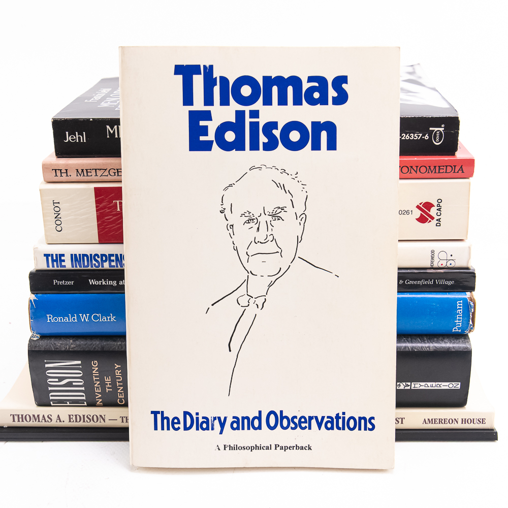 11 Edison Biographical Books