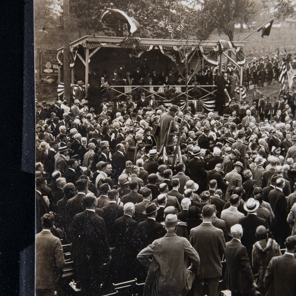 Thomas Edison 1928 Monument Dedication Photo