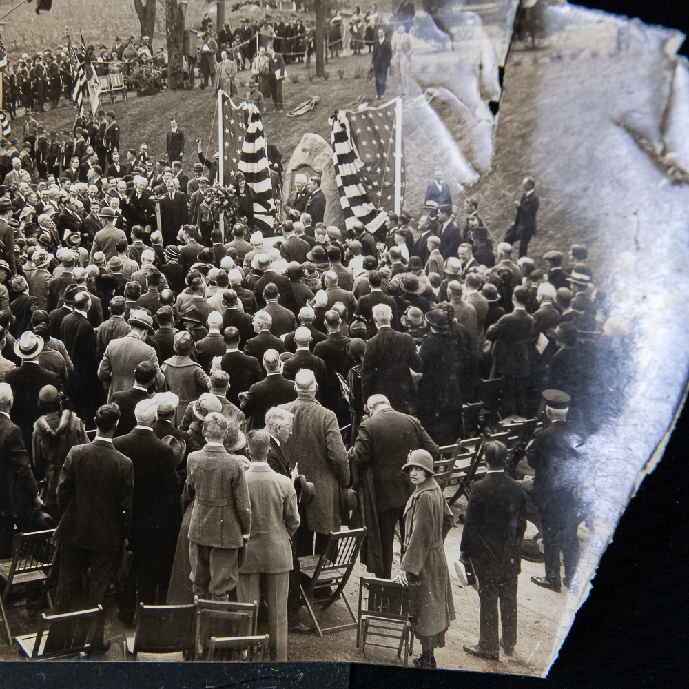 Thomas Edison 1928 Monument Dedication Photo