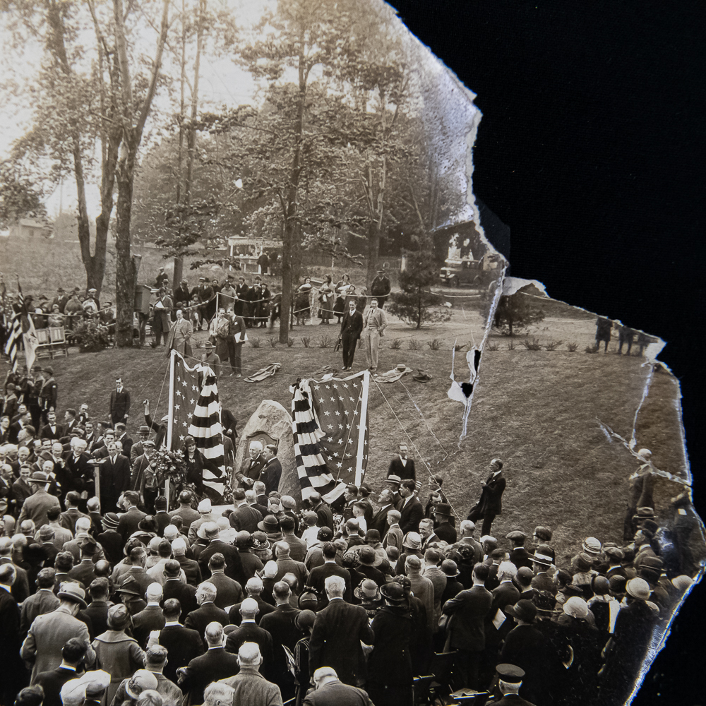 Thomas Edison 1928 Monument Dedication Photo