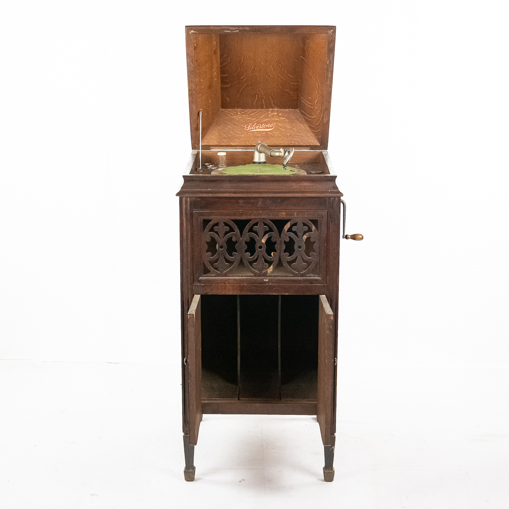 "Silvertone" Floor Model Phonograph