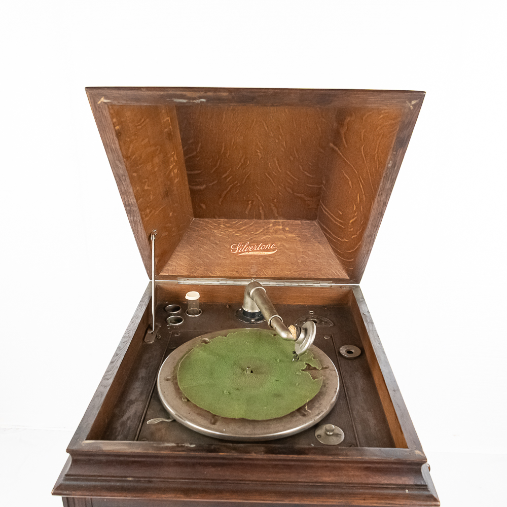 "Silvertone" Floor Model Phonograph