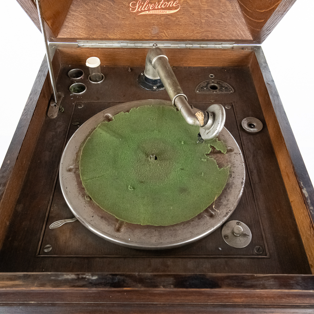"Silvertone" Floor Model Phonograph