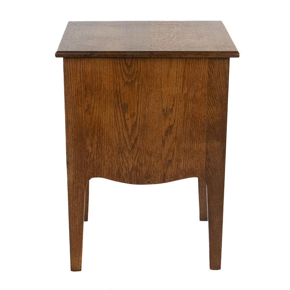 Oak Disc Record Base Cabinet