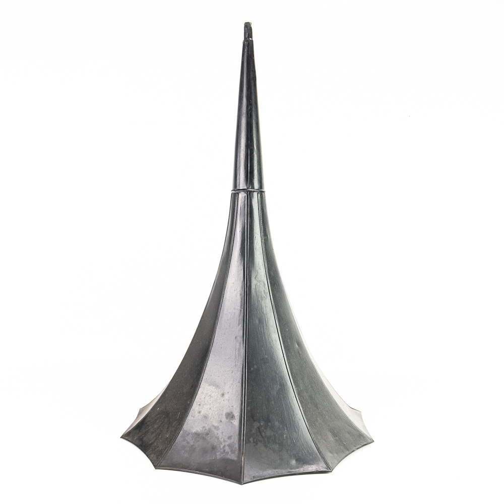 Ten Panel Sheet Metal Phonograph Horn.