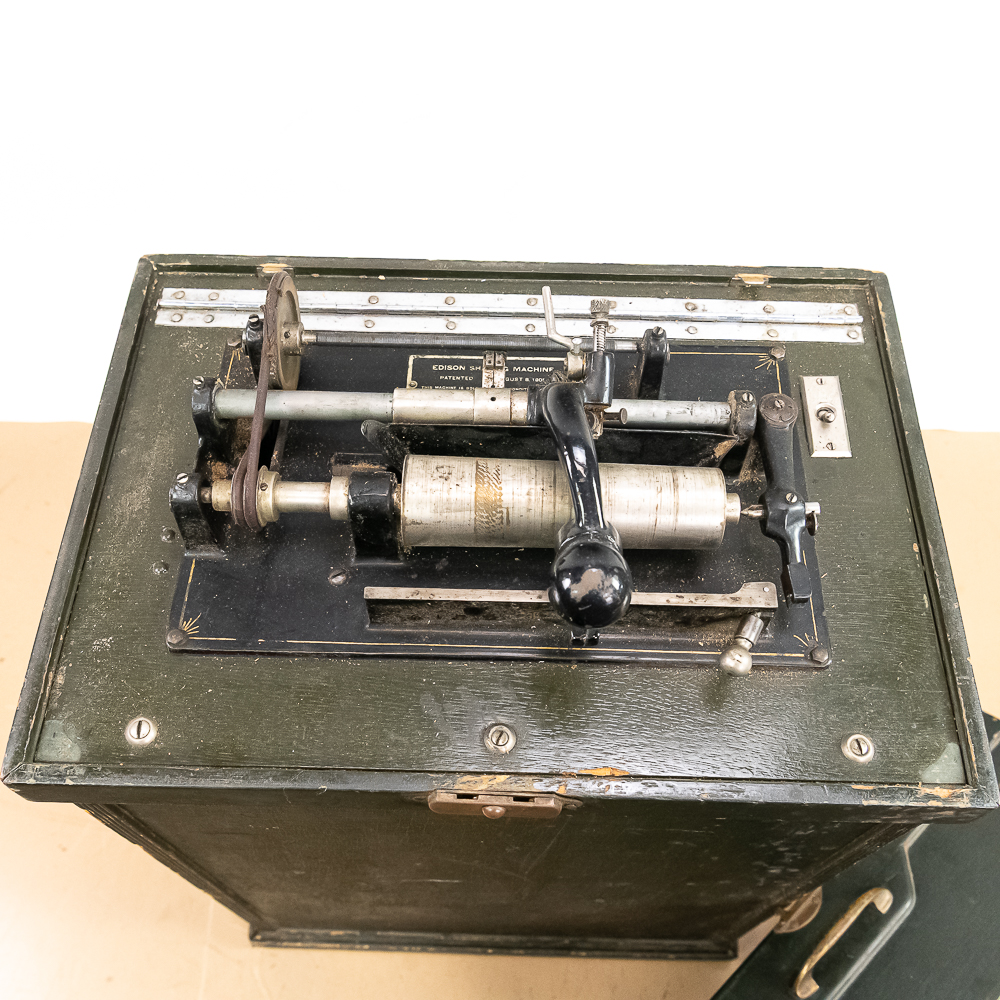 Edison Cylinder Shaving Machine Cabinet