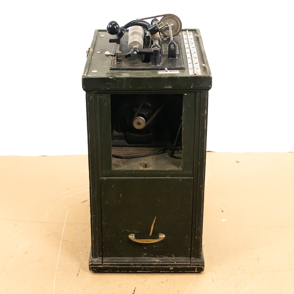 Edison Cylinder Shaving Machine Cabinet