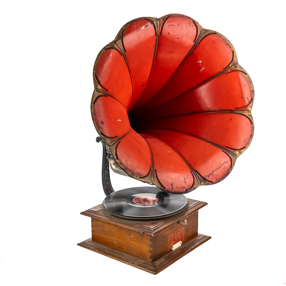 Pathe Disc Horn Phonograph
