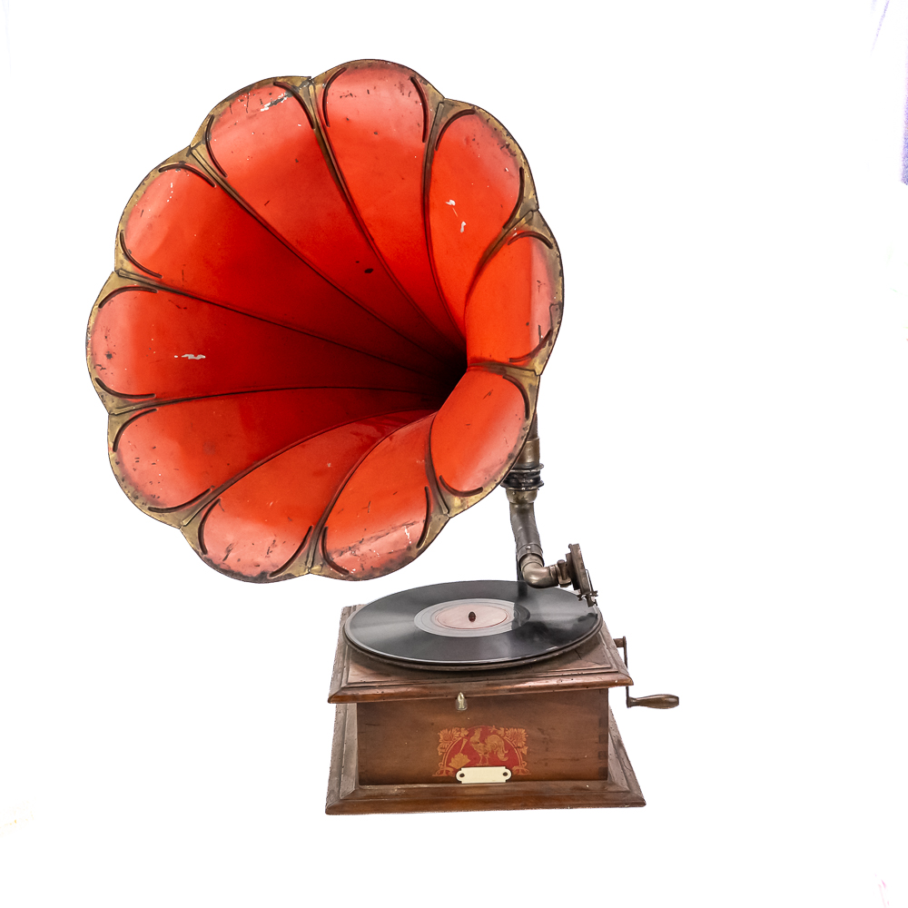 Pathe Disc Horn Phonograph