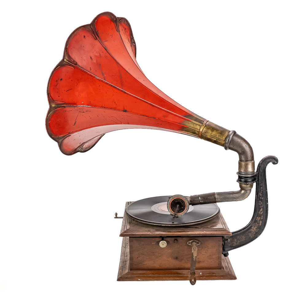 Pathe Disc Horn Phonograph