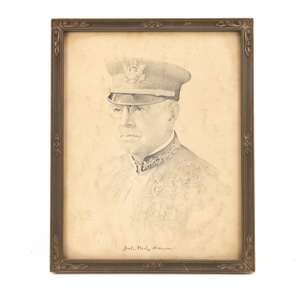 John Philip Sousa ASCAP Lithograph Framed