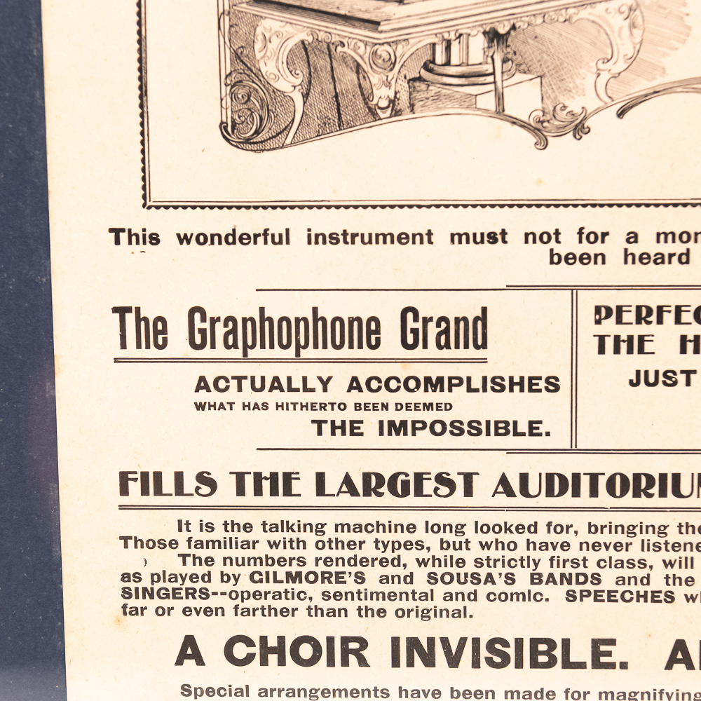 Graphophone Grand Poster
