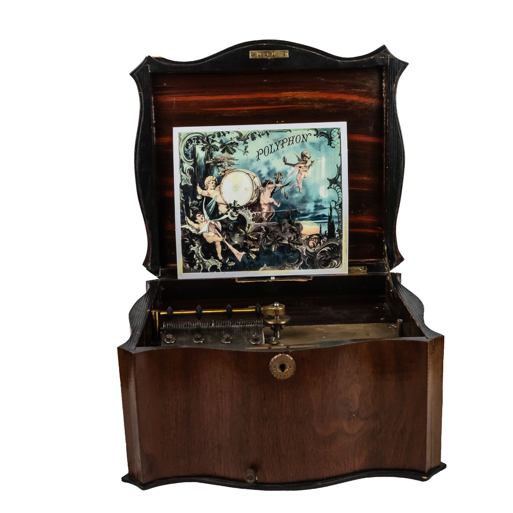 Polyphon Serpent Case Disc Music Box