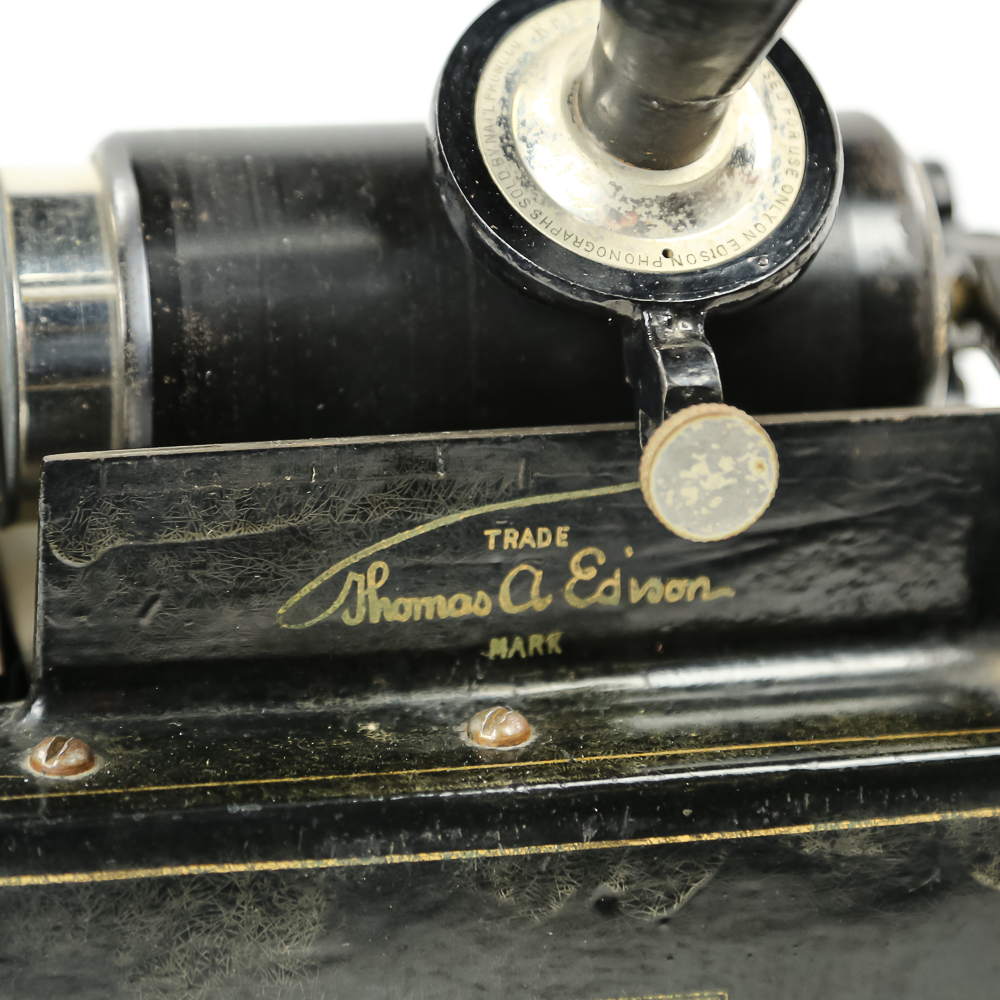 Edison Black Gem Cylinder Phonograph