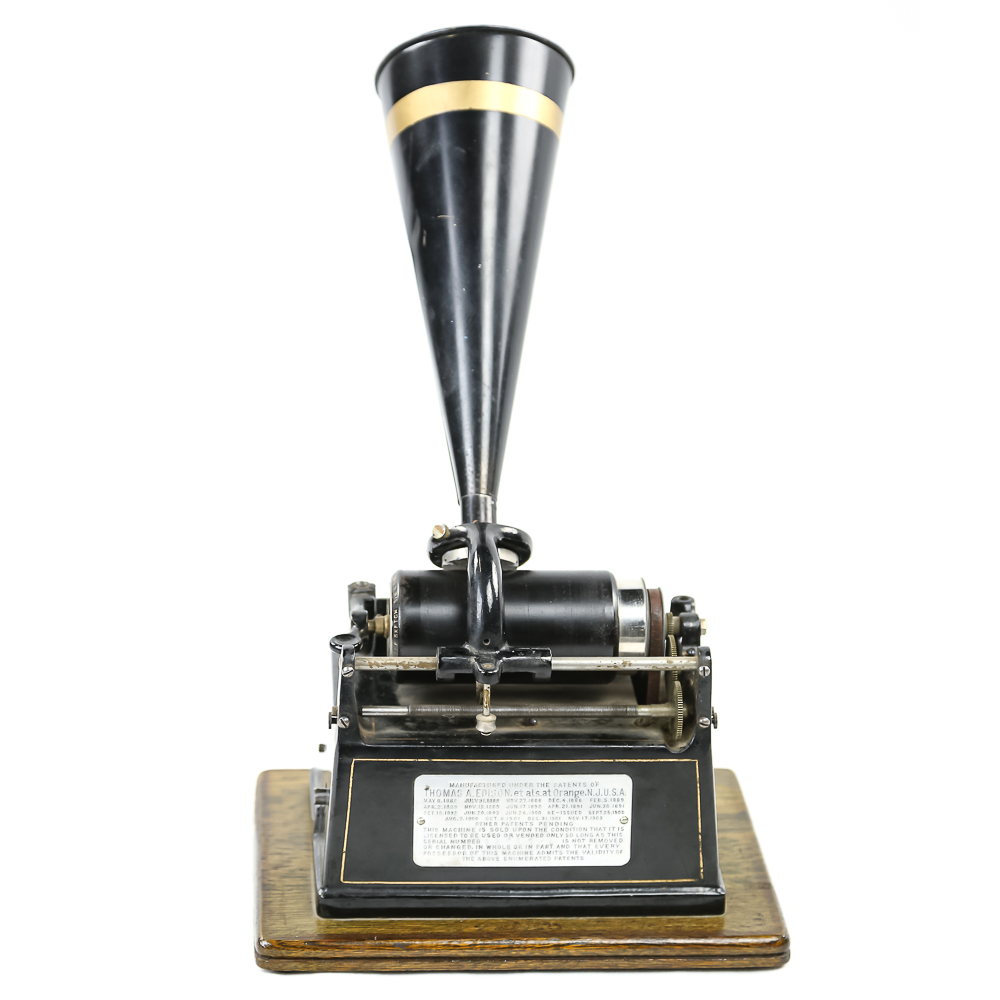Edison Black Gem Cylinder Phonograph