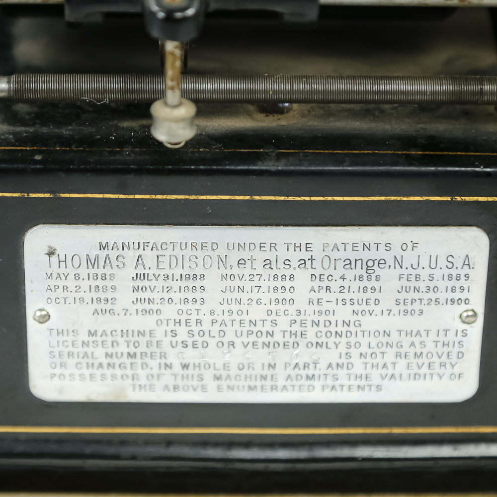 Edison Black Gem Cylinder Phonograph