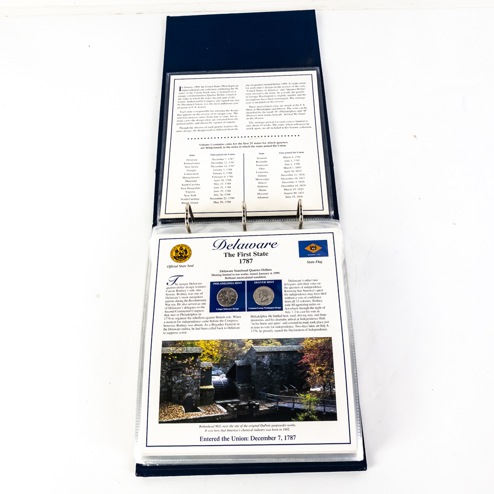 Postal Commemorative Society Statehood 25C V I &II
