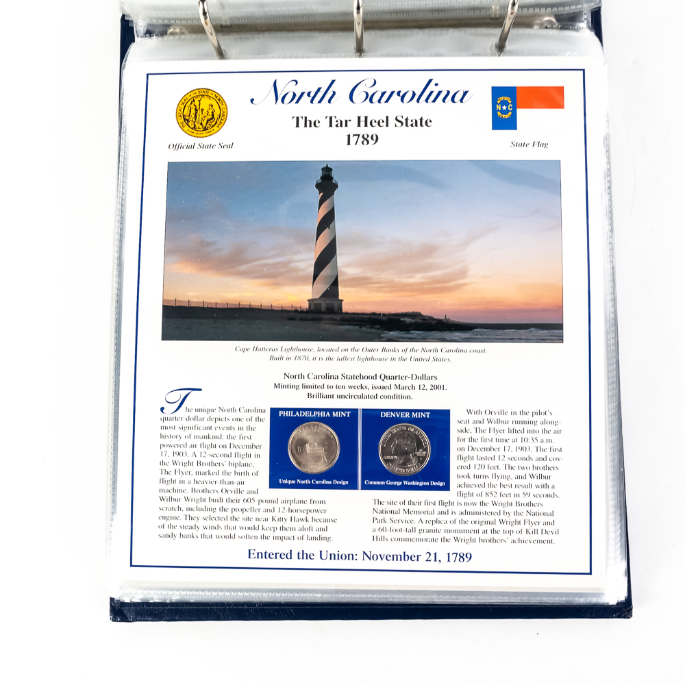 Postal Commemorative Society Statehood 25C V I &II