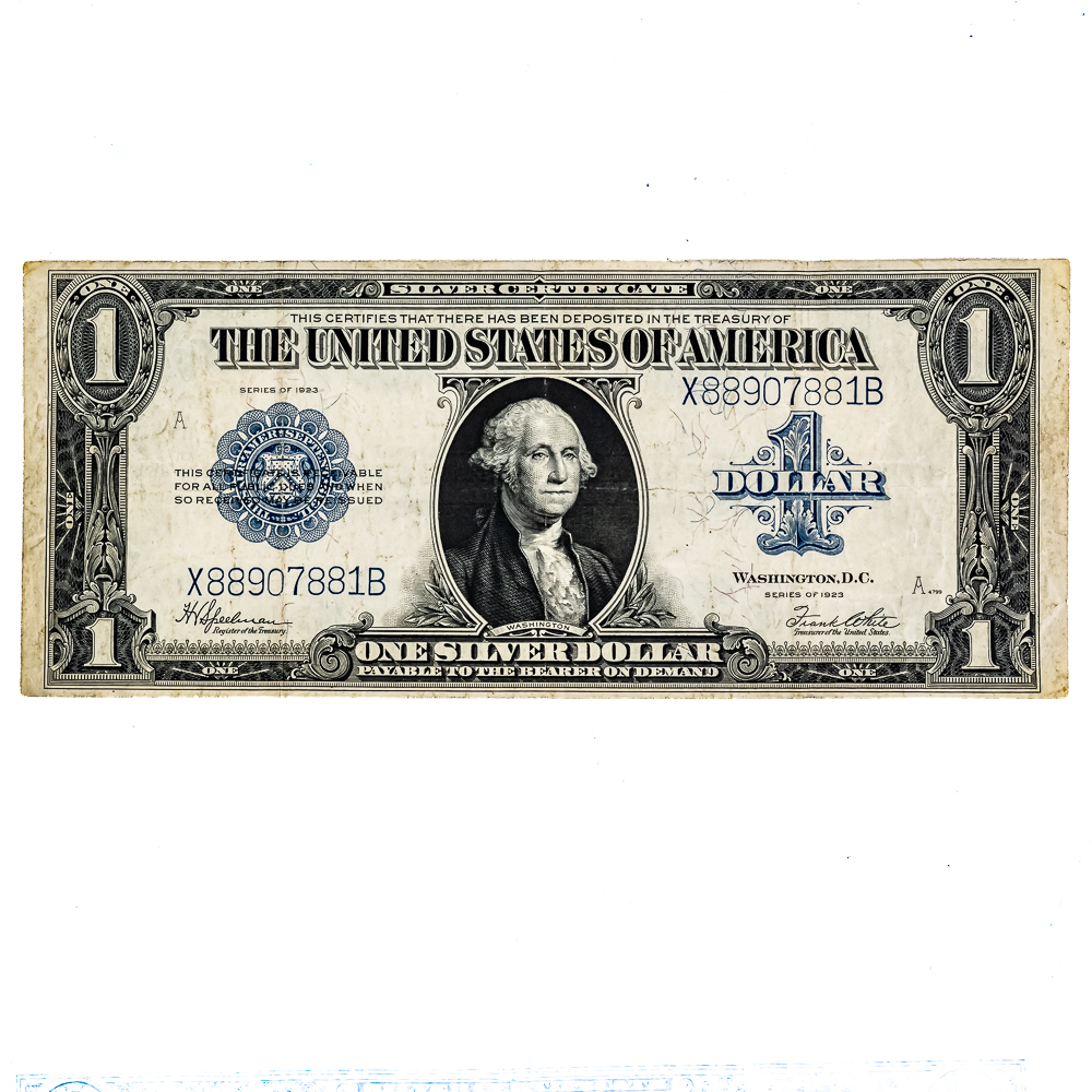 (3) 1923 $1 Silver Certificate Horse Blanket Bills