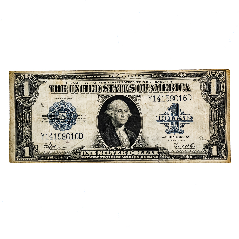 (3) 1923 $1 Silver Certificate Horse Blanket Bills