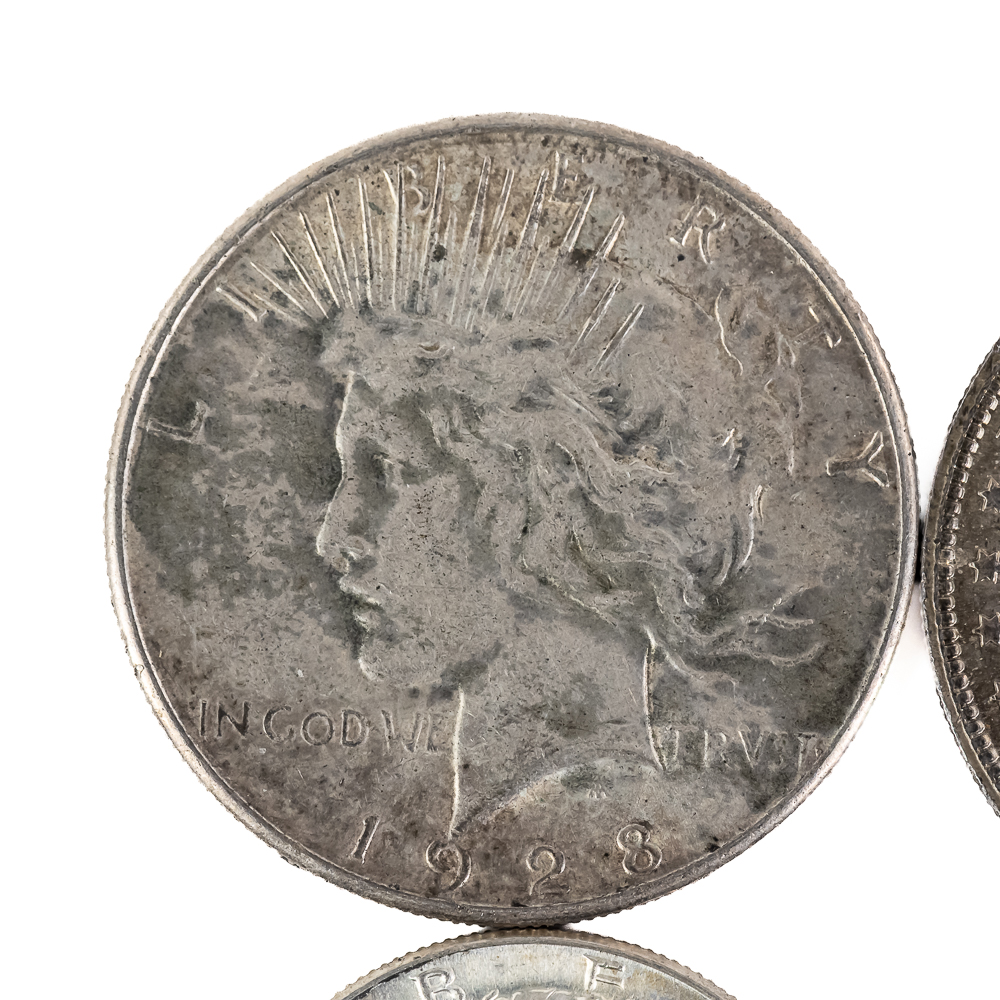 1928-S Key Date Peace Silver Dollar 1900-O Morgan+