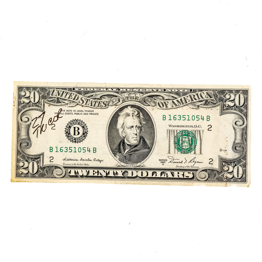 1935-A Hawaii $1 Silver Certificate & (3) $20 Bill