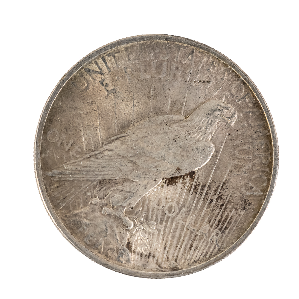 (4) 1922 Peace Silver Dollars