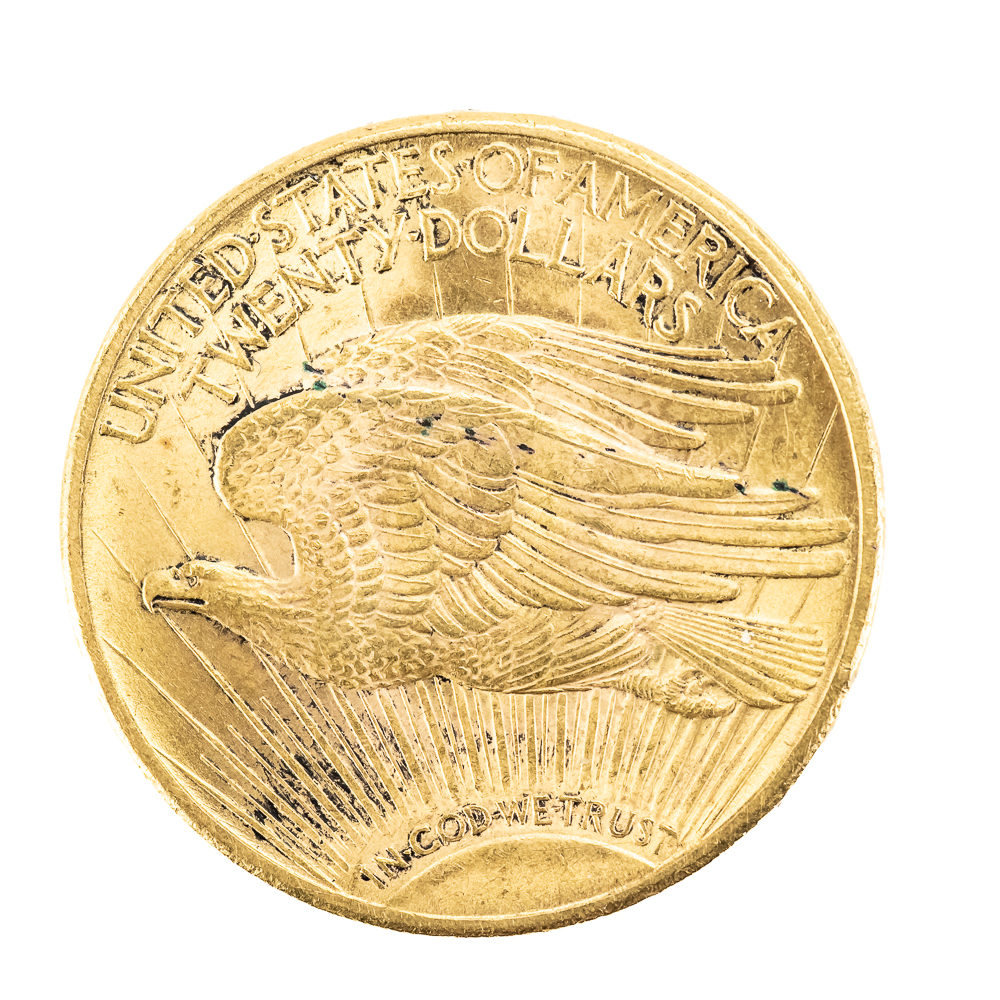 1924 St. Gaudins $20 Double Eagle Gold Coin